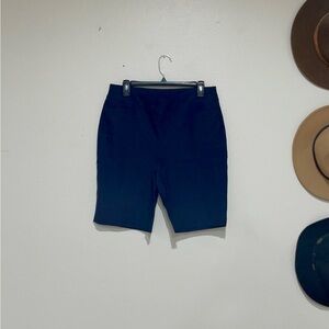 Chico's Navy Blue Women's Bermudas